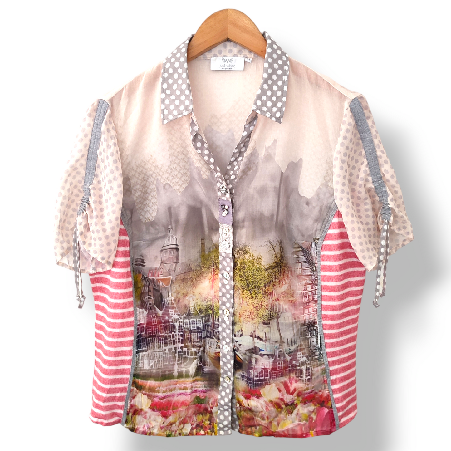 Blusa Just White