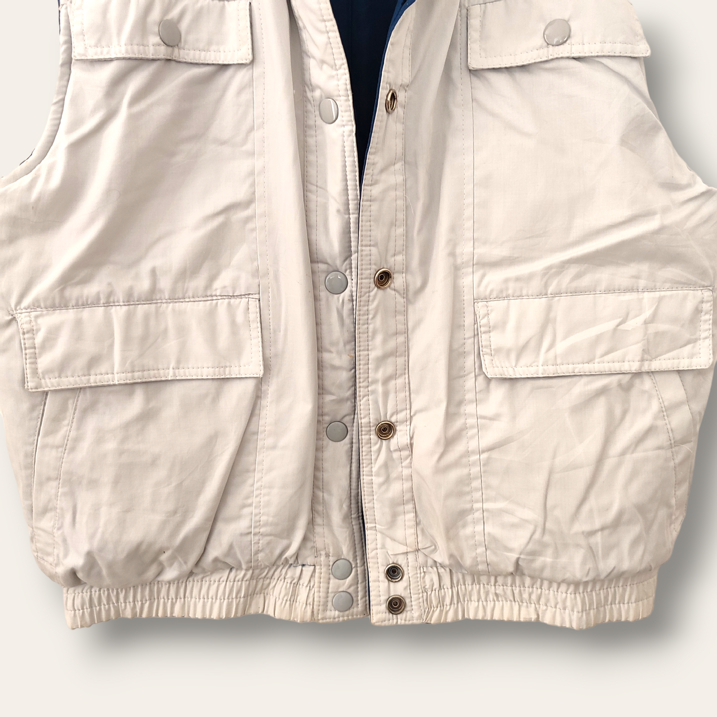 Parka sin mangas reversible