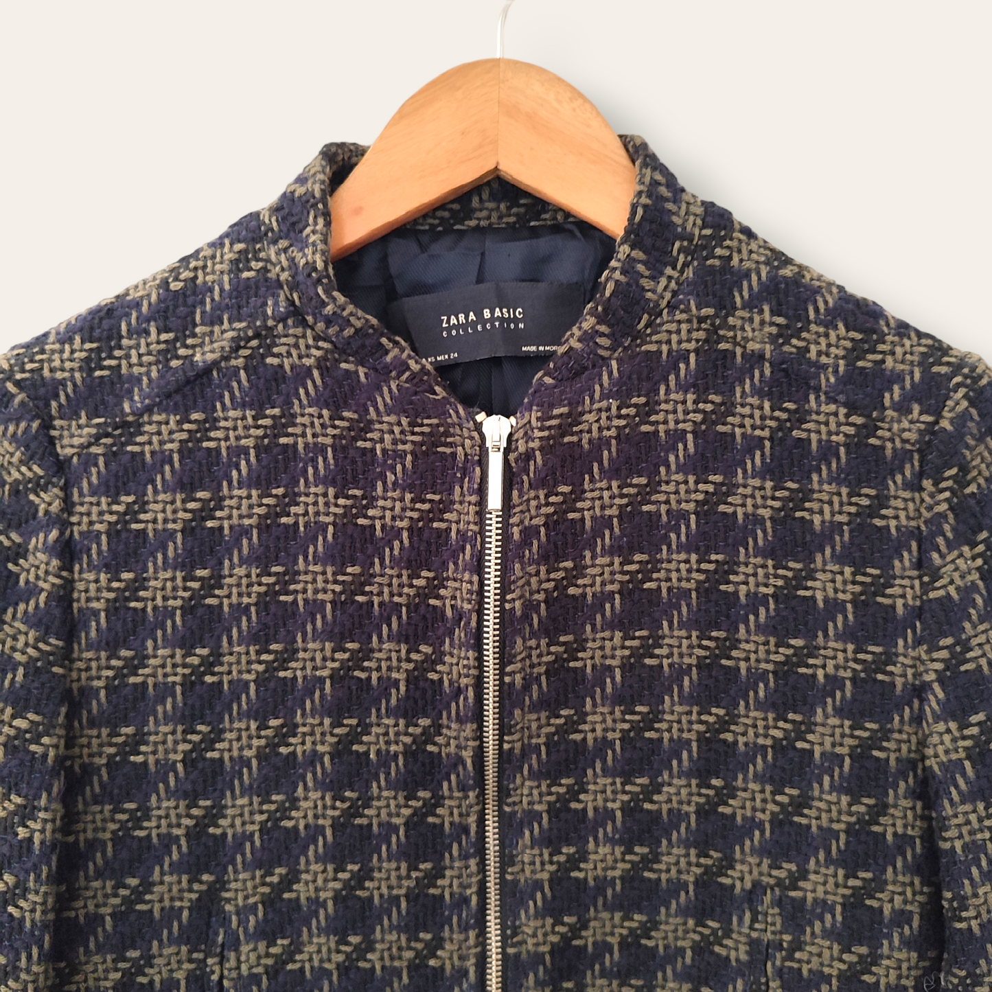 Chaqueta tweed zara