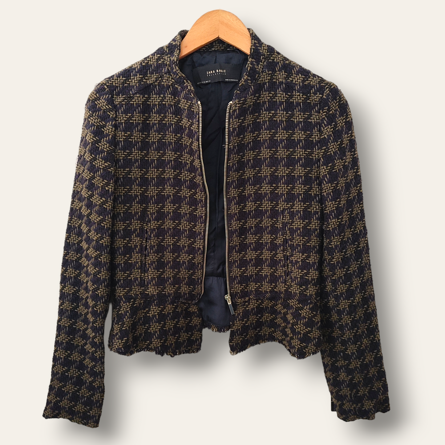Chaqueta tweed zara