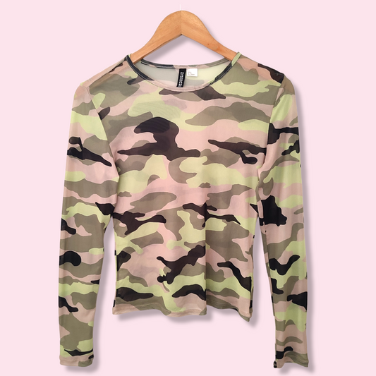 Polera translúcida H&M