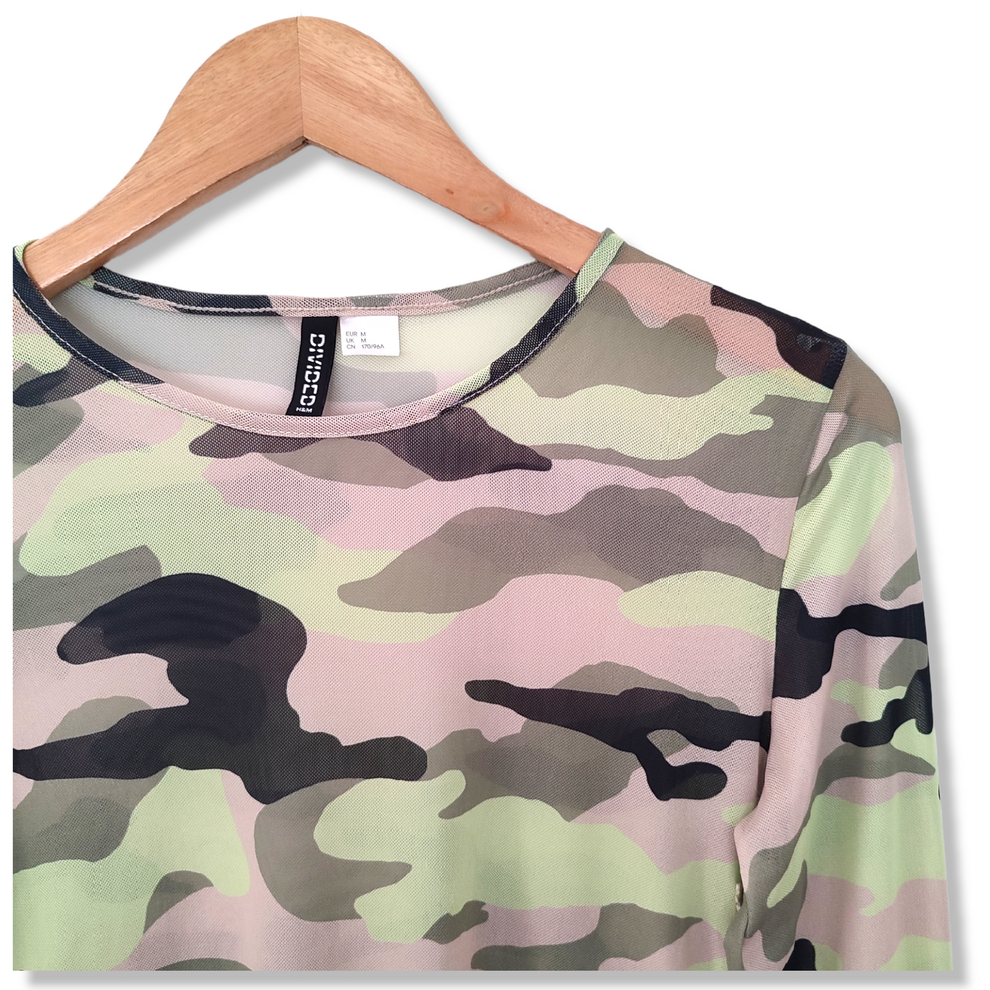 Polera translúcida H&M