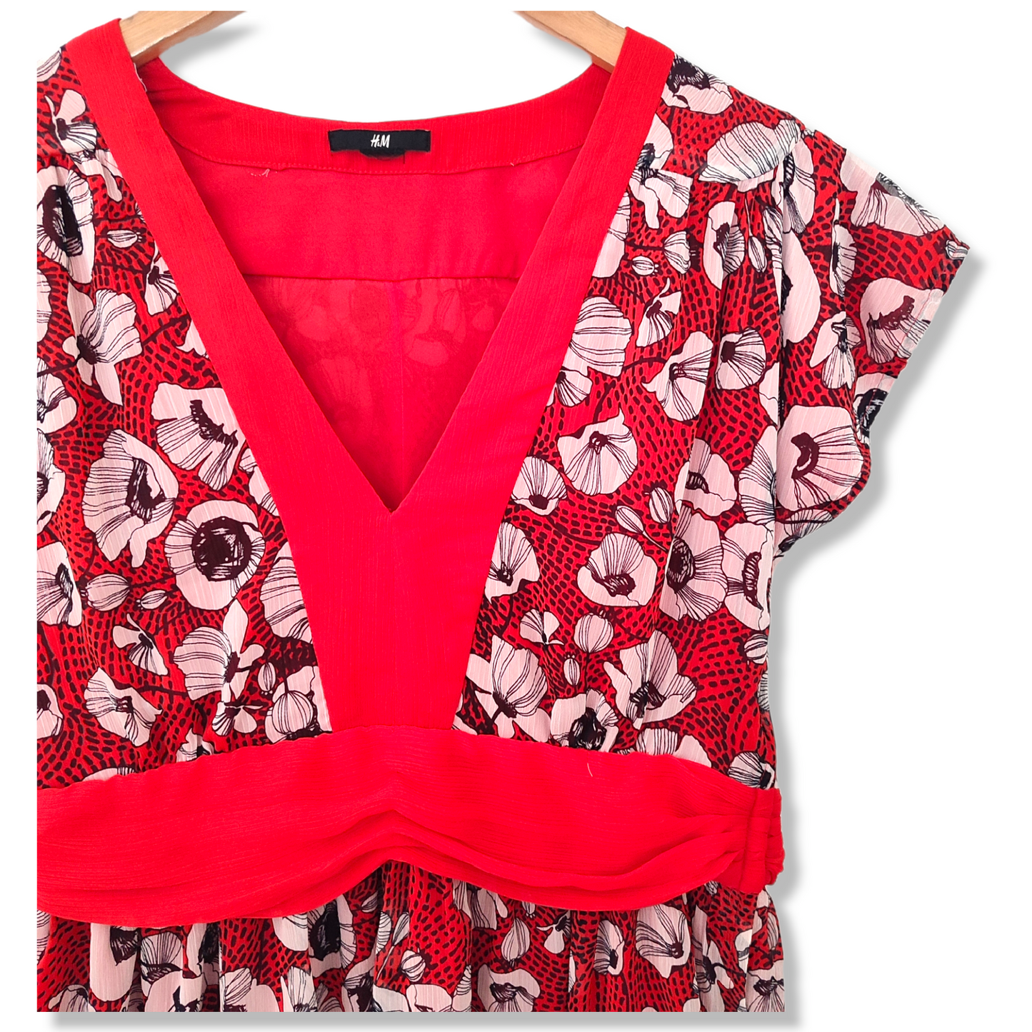 Vestido gasa H&M