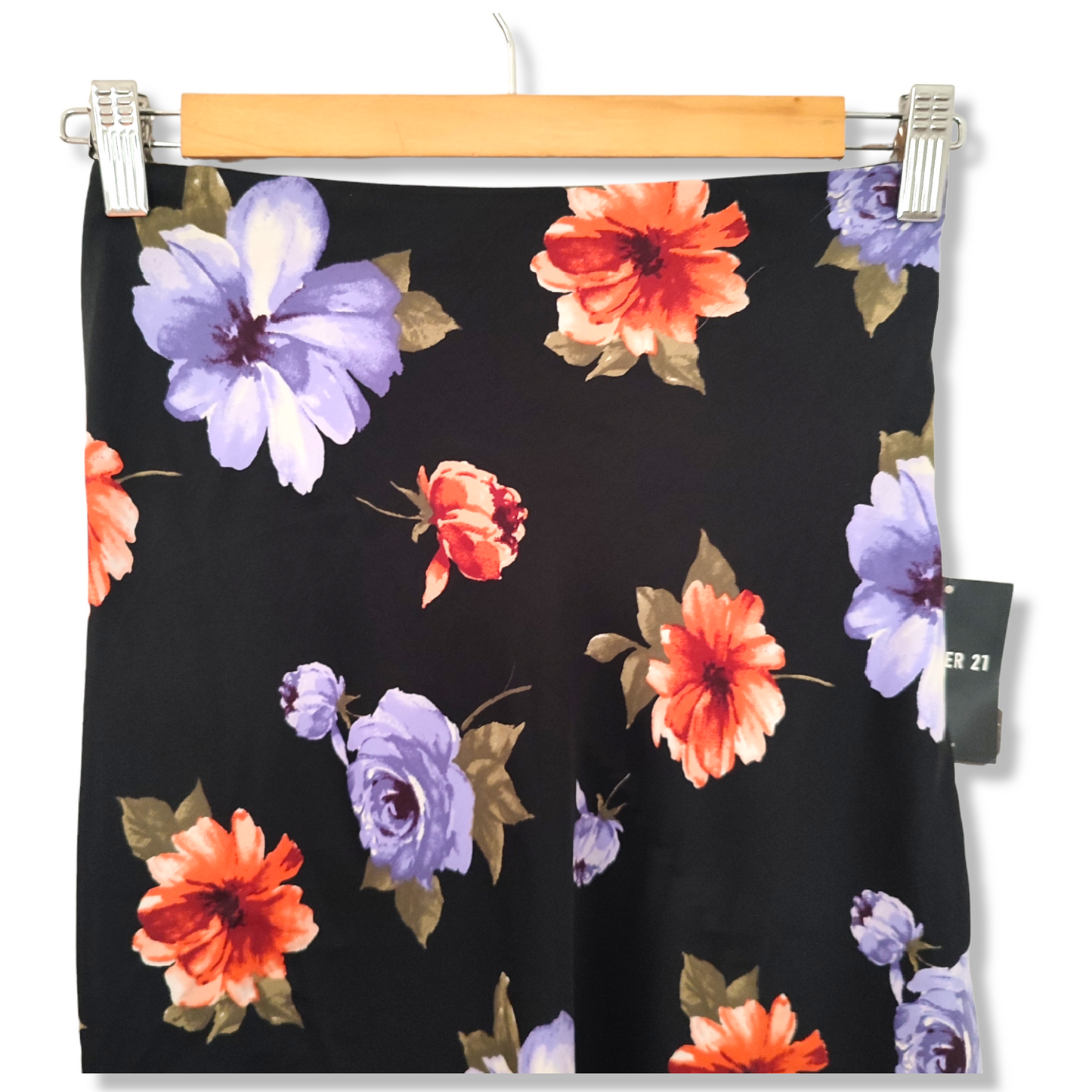 Falda viscosa Forever21