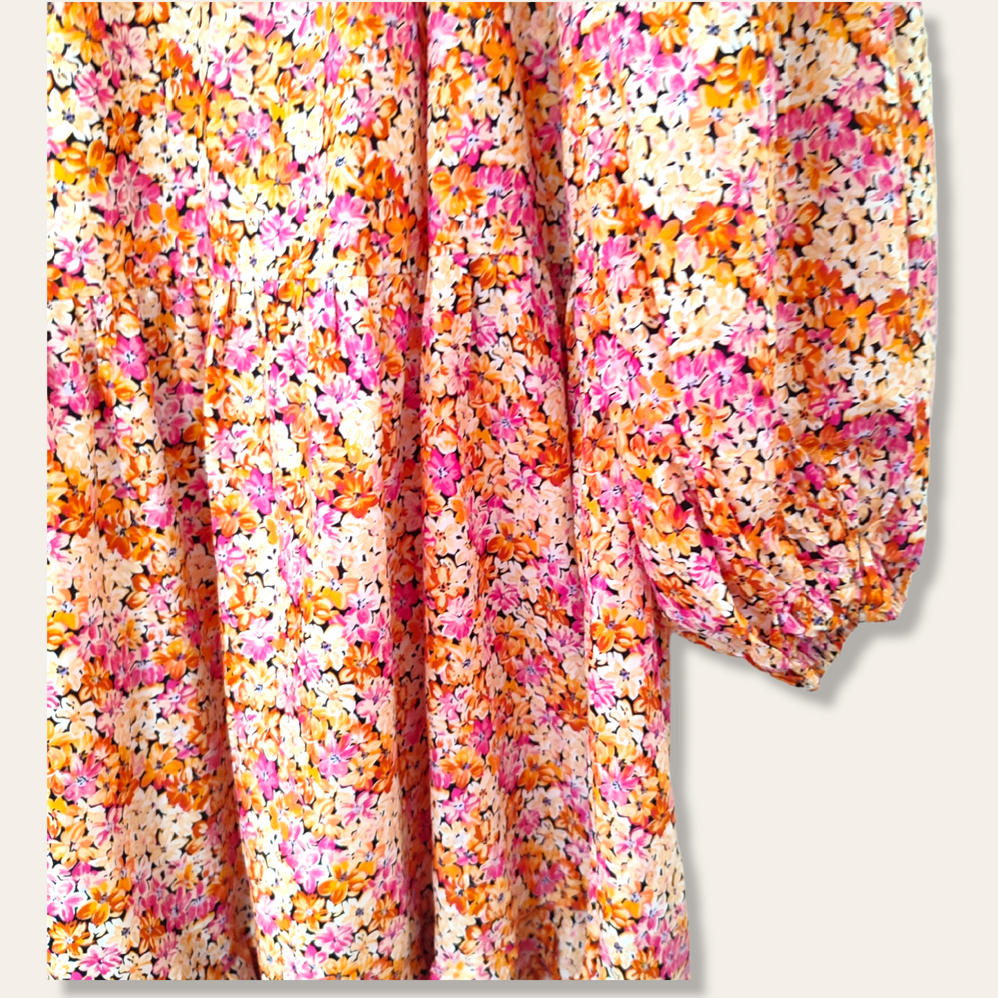 Vestido floral H&M
