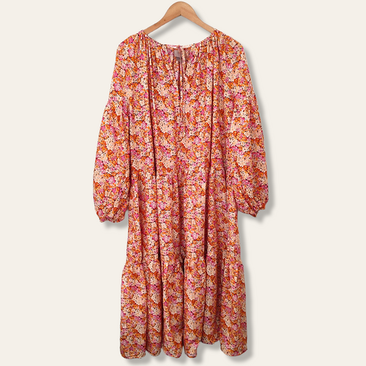Vestido floral H&M