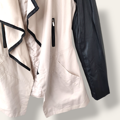 Chaqueta Mangas eco cuero
