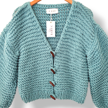 Cardigan Tejido a Mano