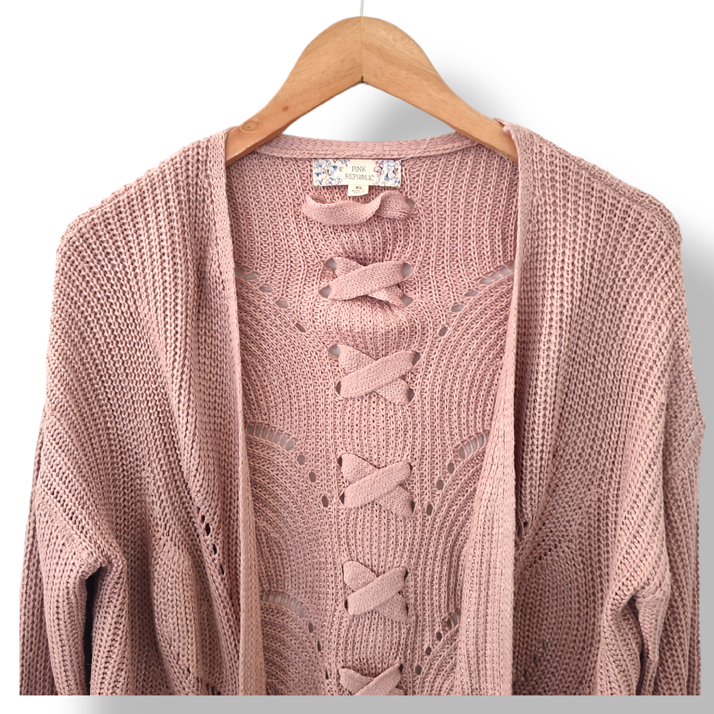 Cardigan Pink Rose