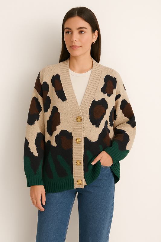 Cardigan ümay Print