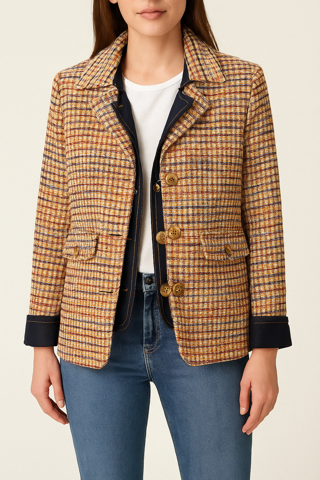 Chaqueta de tweed