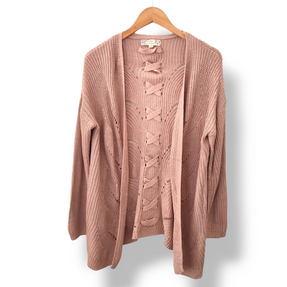 Cardigan Pink Rose