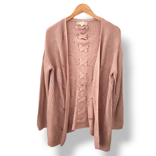 Cardigan Pink Rose