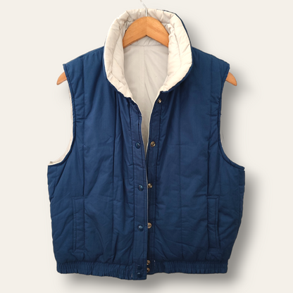 Parka sin mangas reversible